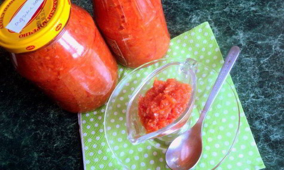 Рецепт аджики домашней