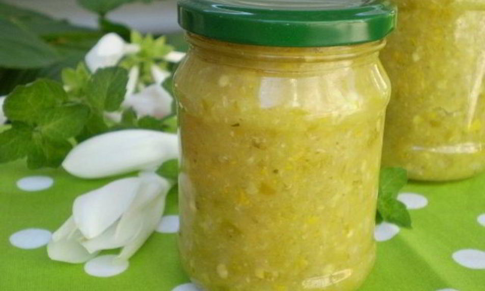 Рецепт аджики из кабачков на зиму острая