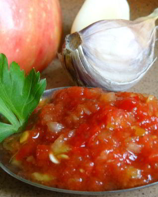 Аджика из кабачков на зиму