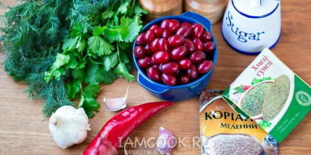 аджика из кизила