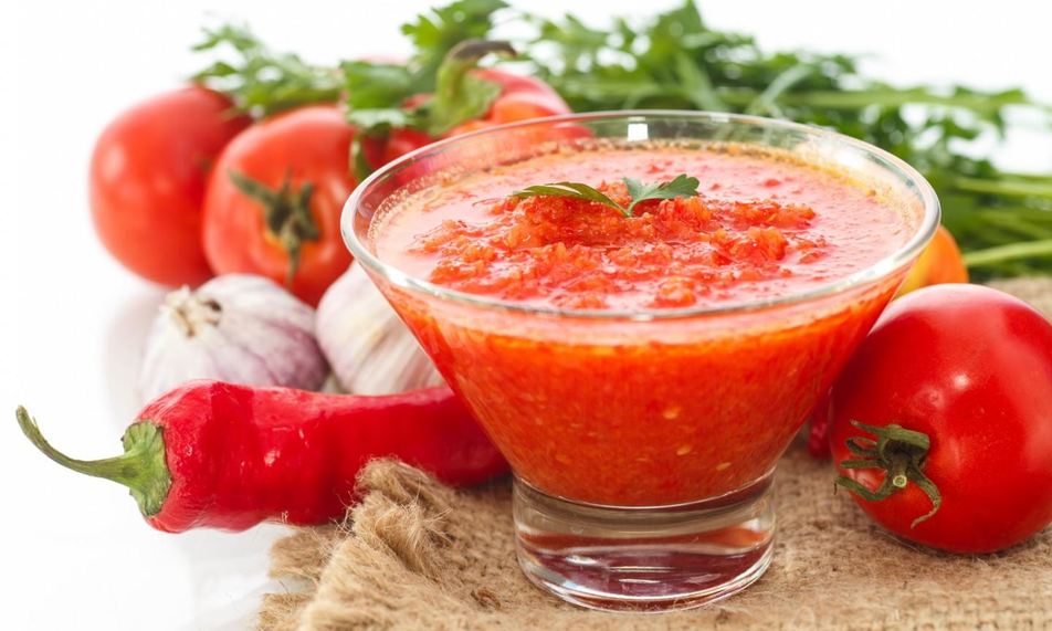 Рецепт аджики иза помидора с болгарскима перцема ны зиму