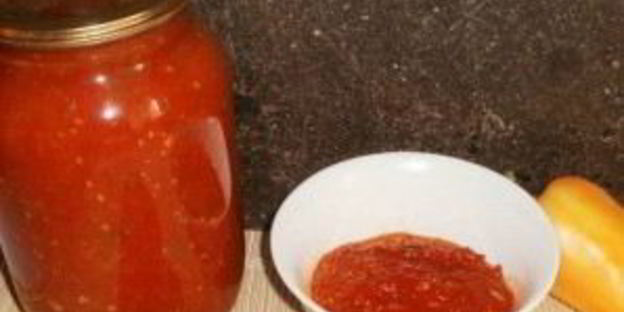 аджика с чесноком