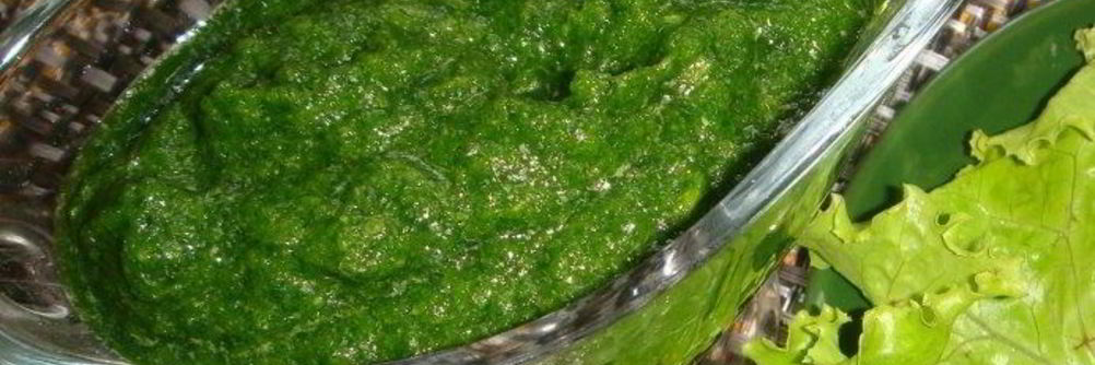 Аджика с кинзой