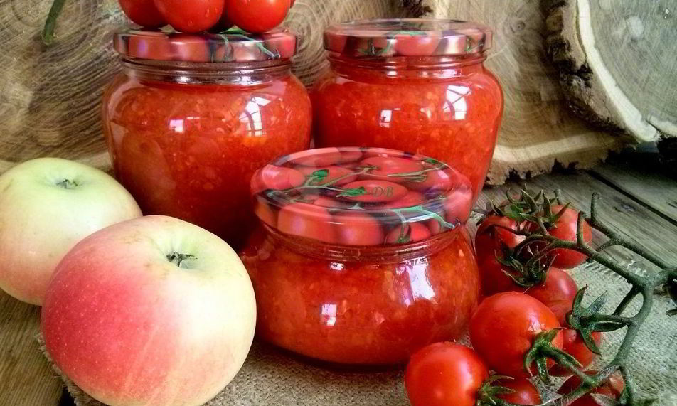 Рецепт аджики с морковкой и яблоками