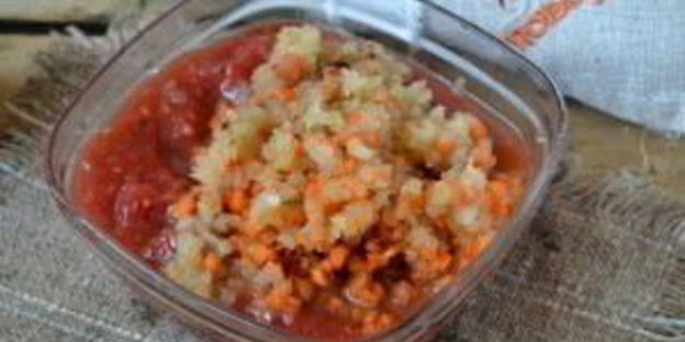 аджика с морковью и помидорами