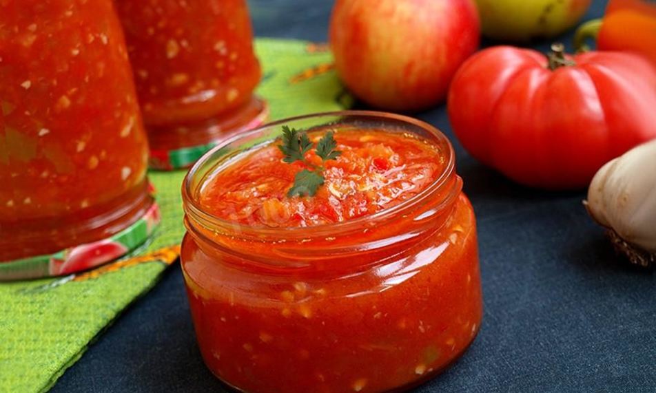 Рецепт аджики с яблоками помидорами и перцем