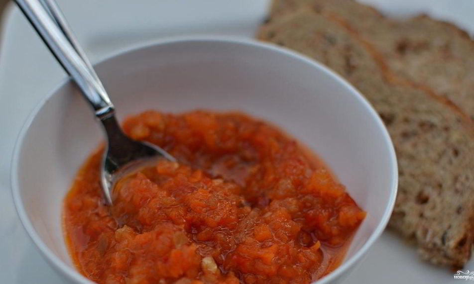 Рецепт аджики с яблоками