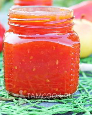 Аджика сладкая на зиму с яблоками