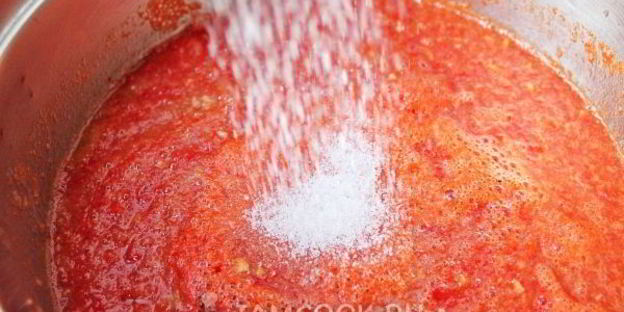 аджика сладкая на зиму с яблоками