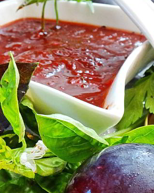 Аджика со сливами