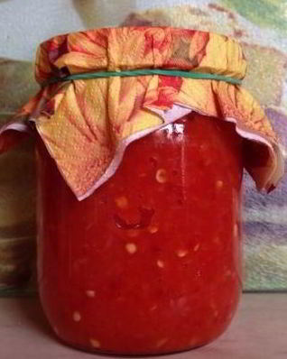 Аджика сырая на зиму