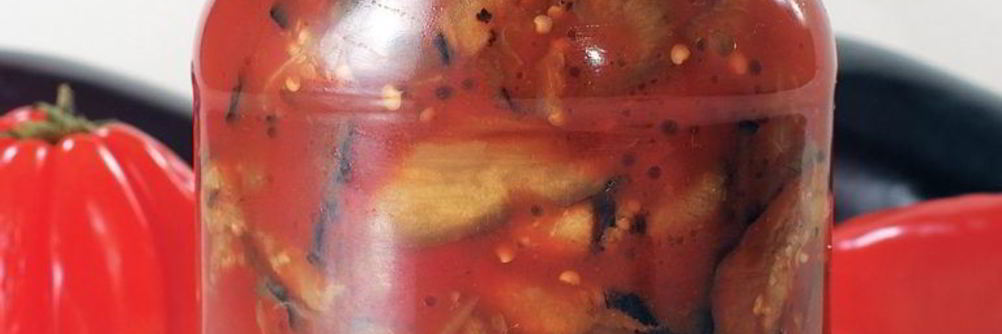 Баклажаны в аджике на зиму