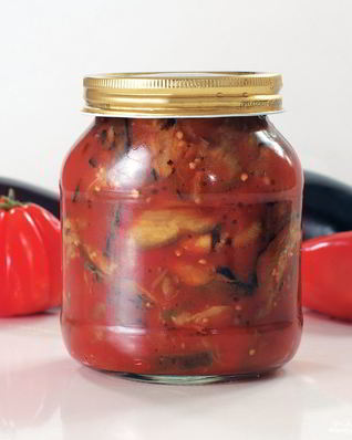 Баклажаны в аджике на зиму