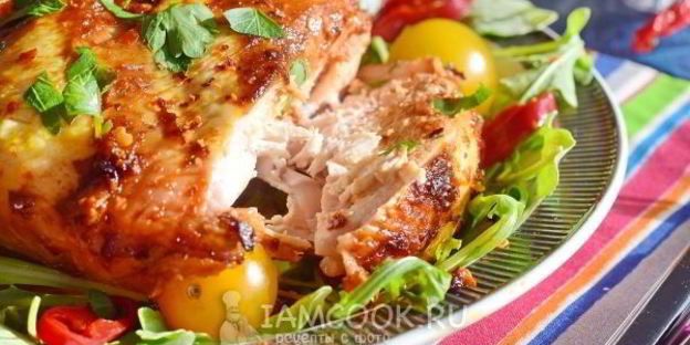 куриная грудка в аджике