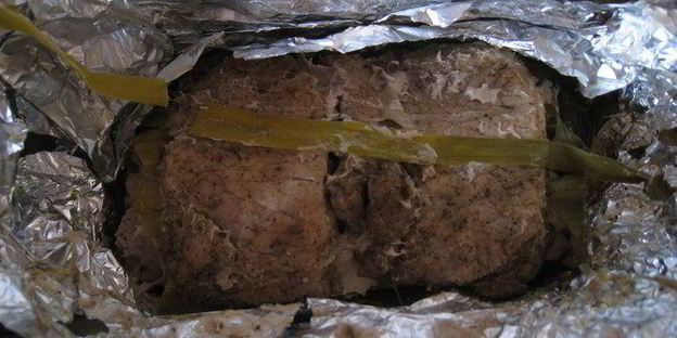 печеное мясо в аджике