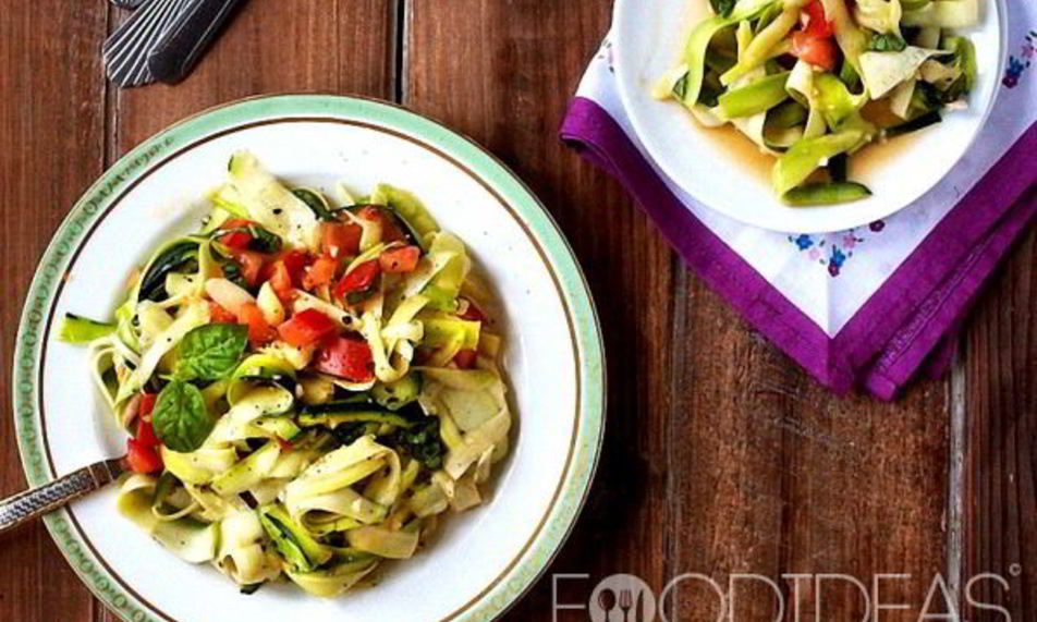 Рецепт салата с цукини и помидорами по-таджикски