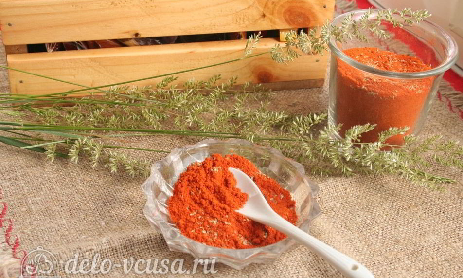 Рецепт сухой аджики