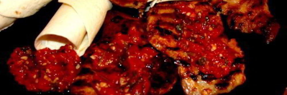 Свинина-гриль в аджике