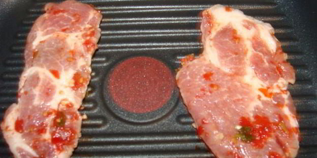 свинина-гриль в аджике