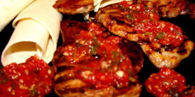 свинина-гриль в аджике