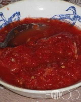 Сырая аджика