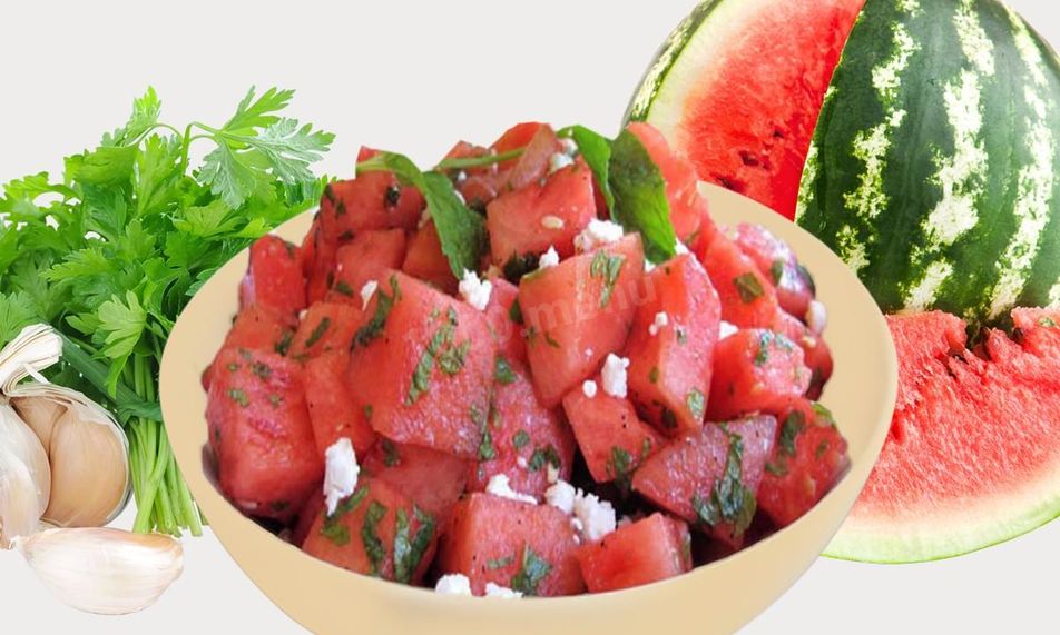 Рецепт арбузов в банках на зиму с чесноком