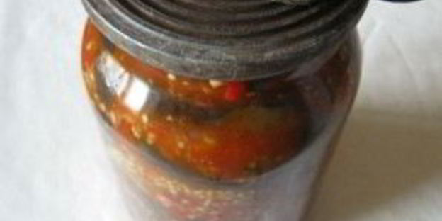 баклажаны на зиму тещин язык