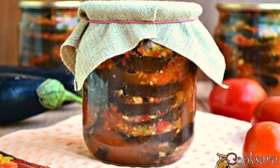 Рецепт баклажанов огонек с медом на зиму