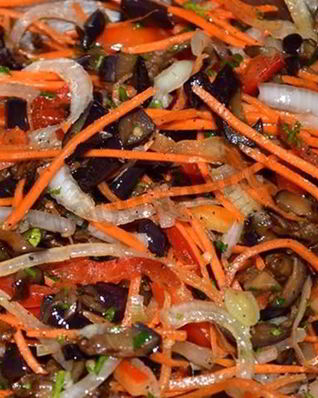 Баклажаны по-корейски без стерилизации