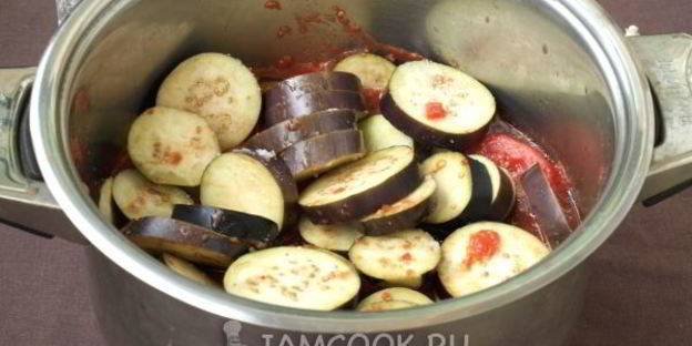 баклажаны с помидорами на зиму