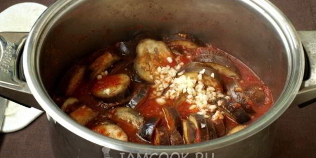 баклажаны с помидорами на зиму