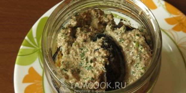 баклажаны в ореховом соусе на зиму