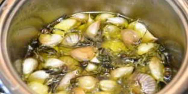 чеснок в масле на зиму