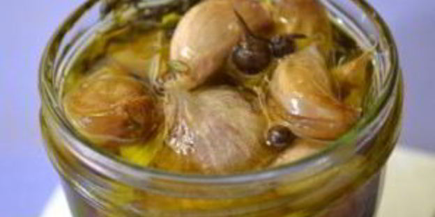 чеснок в масле на зиму