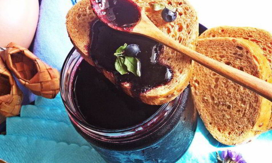 Рецепт черничного джема из духовки