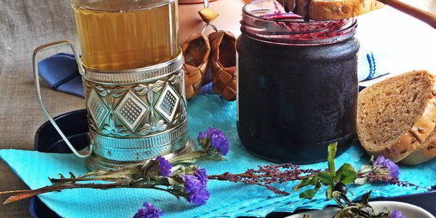 черничный джем из духовки