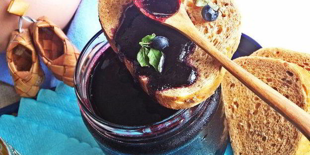 черничный джем из духовки