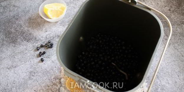 черничный джем в хлебопечке
