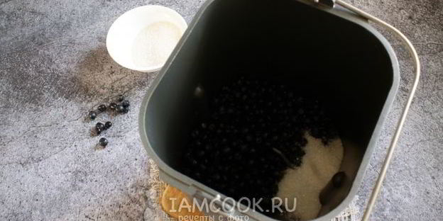 черничный джем в хлебопечке