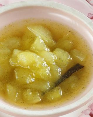 Дынный джем с куркумой и ванилью