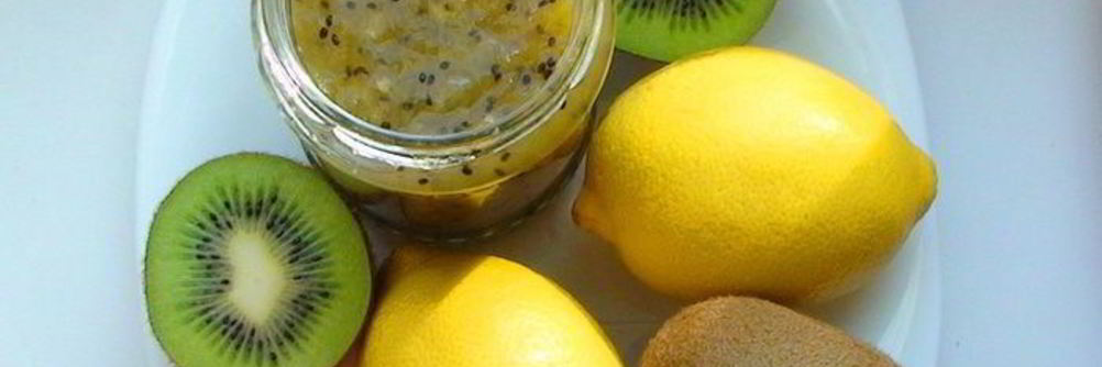 Джем из киви и лимонов с кардамоном