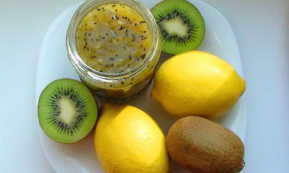 Рецепт джема иза киви и лимонова с кардамонома