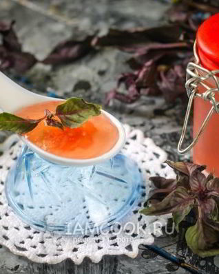 Джем из красного базилика