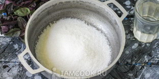 джем из красного базилика