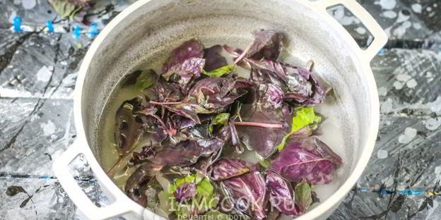 джем из красного базилика