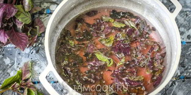 джем из красного базилика