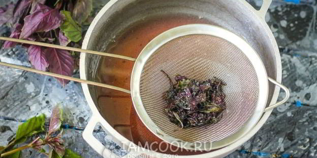 джем из красного базилика