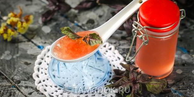 джем из красного базилика