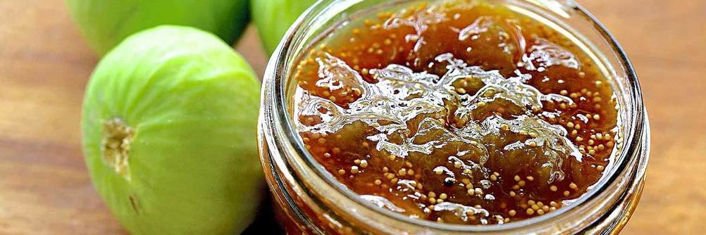 Джем из зеленого инжира