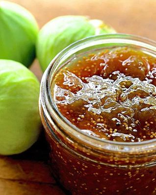 Джем из зеленого инжира